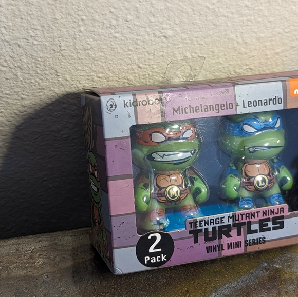 Teenage Mutant Ninja Turtles, Michelangelo & Leonardo, Vinyl Mini Series Kidrobo - Picture 3 of 8